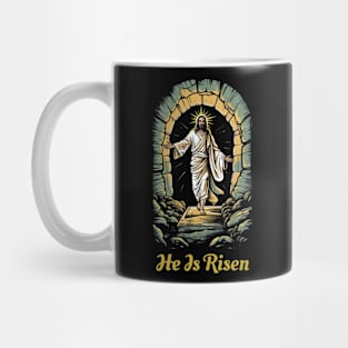 He is risen, Jesus Christ risen from the tomb Mug